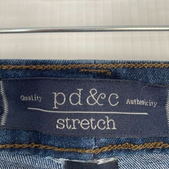 PD&C Paper Authenticity Denim Cloth Slim Straight Blue Jeans Mens Size 44X32 - Picture 4 of 11